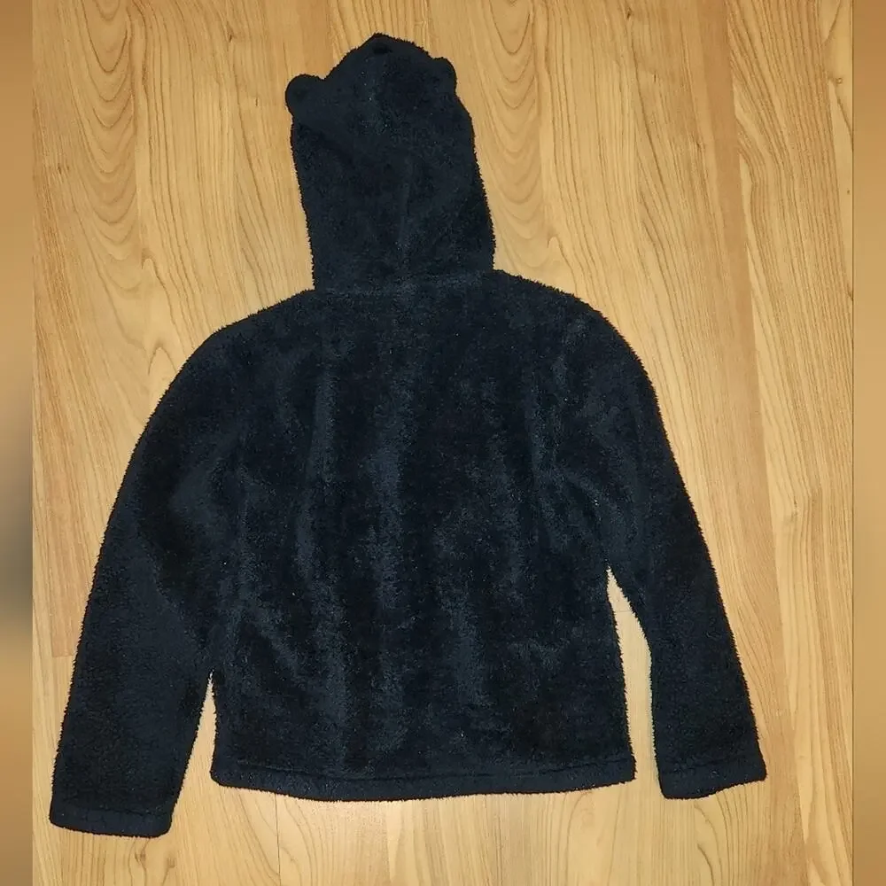 Gymboree Black Zip Up Med 7-8